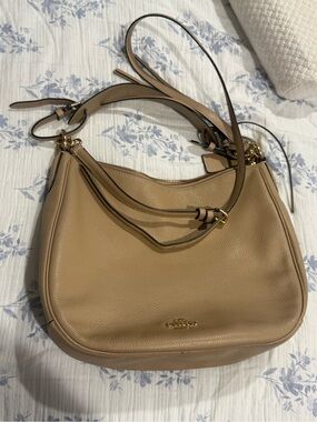Coach pebble leather shoulder/crossbody hobo bag (style number 25593 ).